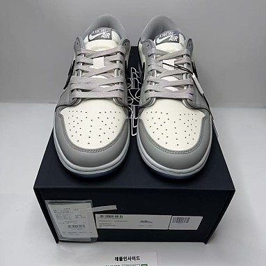 [AIR JORDAN] 에어조던1 레트로 로우 OG x 디올 DIOR CN8608-002 남녀공용 (PK공장) 실사