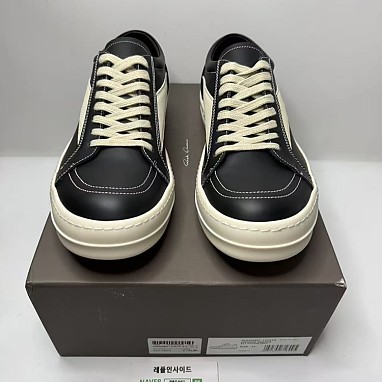 [Rick Owens] 릭 오웬스 룩쏘르 빈티지 레더 스니커즈 남성용 실사