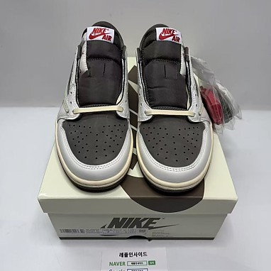 [AIR JORDAN] 트래비스 스캇 x 에어조던1 로우 리버스 모카 DM7866-162 남녀공용 (OG공장) 실사