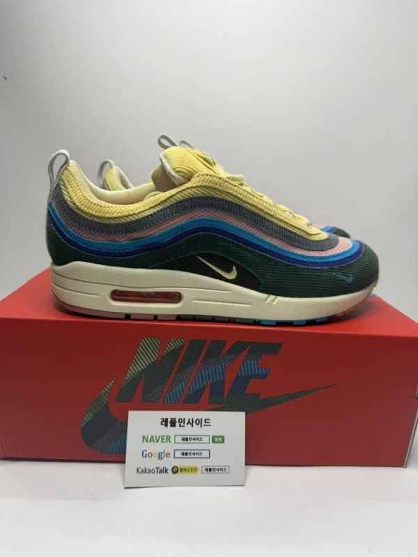 레플리카 명품 [NIKE] 나이키 에어맥스 1/97 X 션우더스푼 AJ4219-400 남녀공용 - 뒷면 실사 3