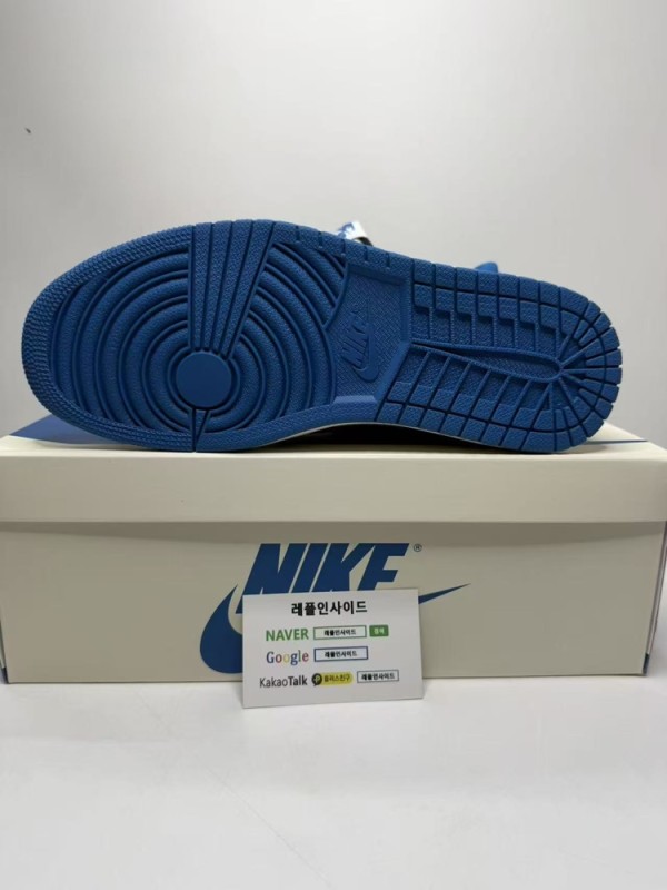 레플리카 명품 [AIR JORDAN] 트래비스 스캇 x 프라그먼트 x 에어조던1 로우 DM7866-140 남녀공용 (OG공장) - 소재 실사 6