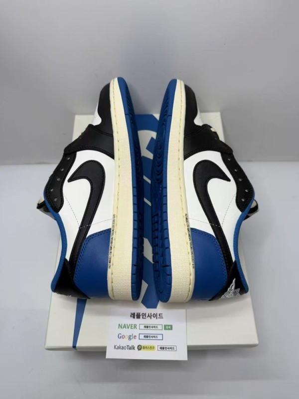 레플리카 명품 [AIR JORDAN] 트래비스 스캇 x 프라그먼트 x 에어조던1 로우 DM7866-140 남녀공용 (OG공장) - 포장 실사 7