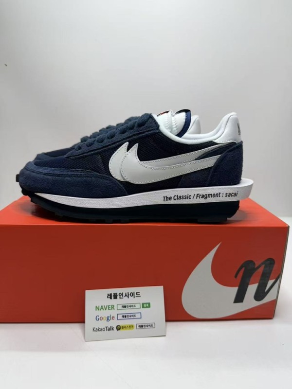 레플리카 명품 [NIKE] 프라그먼트 x 사카이 x 나이키 LDV 와플 네이비 남흰 BV2684-400 남녀공용 (PK공장) - 옆면 실사 2