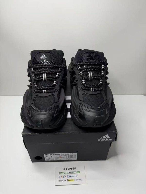 레플리카 명품 [ADIDAS] 아디다스 x 퍼렐 윌리엄스 아디스타 젤리피쉬 트리플 블랙 JP9264 남녀공용 디테일 실사! - 앞면 실사 1