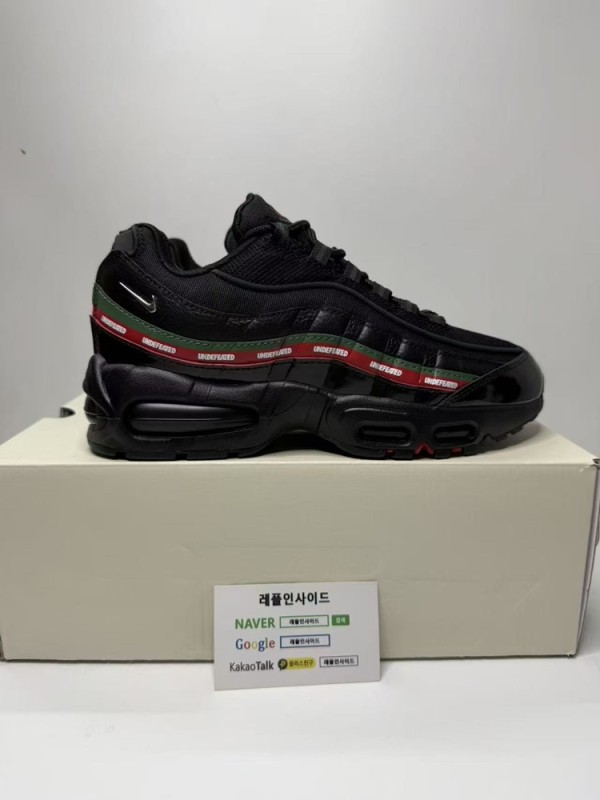 레플리카 명품 [NIKE] 나이키 에어맥스95 SP 언디피티드 블랙 IB4453-001 남녀공용 디테일 실사! - 뒷면 실사 3