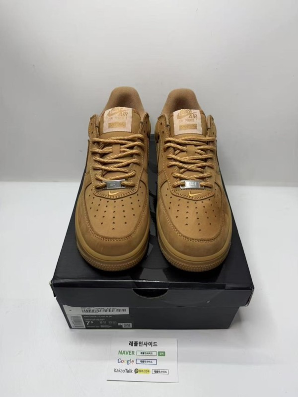 레플리카 명품 [NIKE] 나이키 x 슈프림 에어포스1 로우 플랙스 된장포스 DN1555-200 남성용 (OWF공장) - 앞면 실사 1