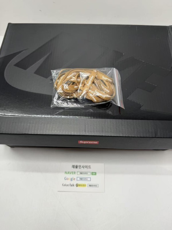 레플리카 명품 [NIKE] 나이키 x 슈프림 에어포스1 로우 플랙스 된장포스 DN1555-200 남성용 (OWF공장) - 라벨 실사 8