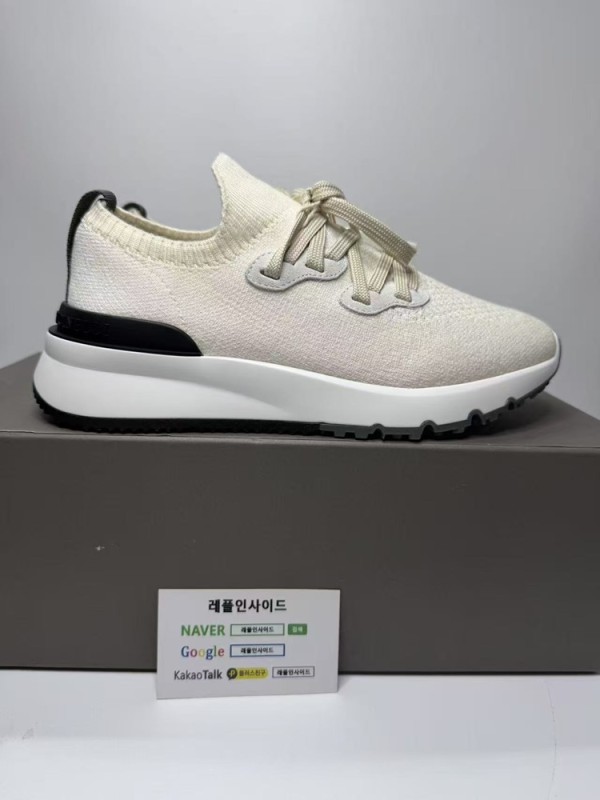 레플리카 명품 [Brunello Cucinelli] 브루넬로 쿠치넬리 스니커즈 남성용 실사 디테일! - 뒷면 실사 3