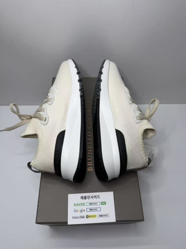 레플리카 명품 [Brunello Cucinelli] 브루넬로 쿠치넬리 스니커즈 남성용 실사 디테일! - 소재 실사 6