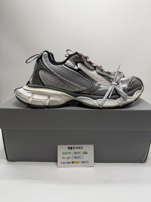 레플리카 명품 [BALENCIAGA] 발렌시아가 3XL 그레이 레드 남녀공용 (ZH공장) - 뒷면 실사 3