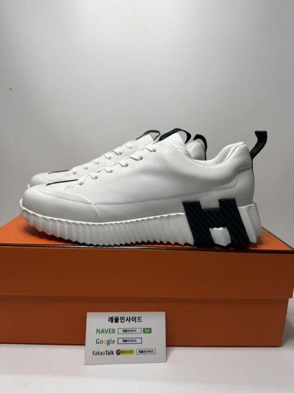 레플리카 명품 [HERMES] 에르메스 리프트 슬립온 스니커즈 남녀공용 실사 디테일! - 옆면 실사 2