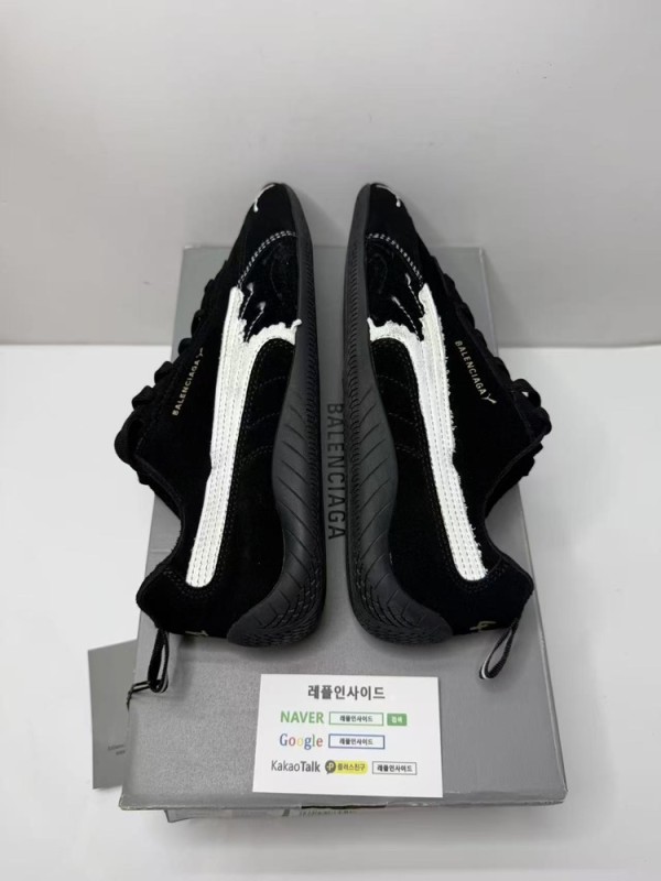 레플리카 명품 [BALENCIAGA] 발렌시아가 x 푸마 스피드캣 스웨이드 스니커즈 블랙화이트 847146WSDSD1090 남녀공용 (G공장) 디테일 실사! - 포장 실사 7