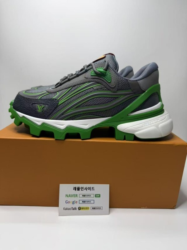 레플리카 명품 [LOUIS VUITTON] 루이비통 LV 서밋 스니커즈 남성용 디테일 실사! - 옆면 실사 2