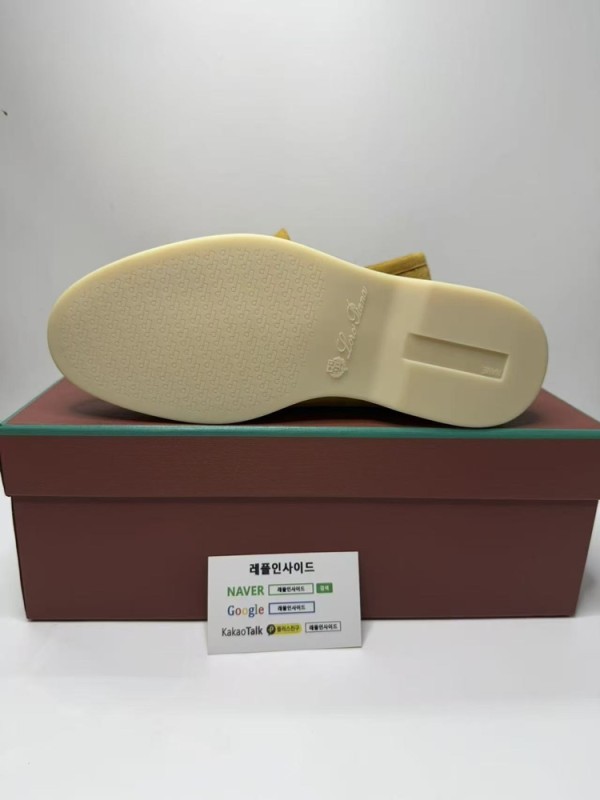 레플리카 명품 [Loro Piana] 로로피아나 썸머워크 로퍼 남녀공용 디테일 실사! - 로고 실사 5