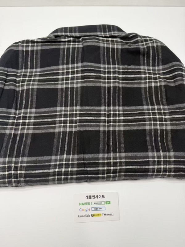 레플리카 명품 [Chrome Hearts] 크롬하츠 체크 셔츠 남녀공용 - 디테일 실사 4