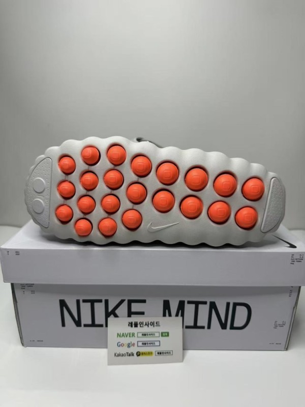 레플리카 명품 [NIKE] 나이키 마인드 001 라이트 스모크 그레이 포톤 더스트 HQ4309-003 남녀공용 디테일 실사! - 로고 실사 5