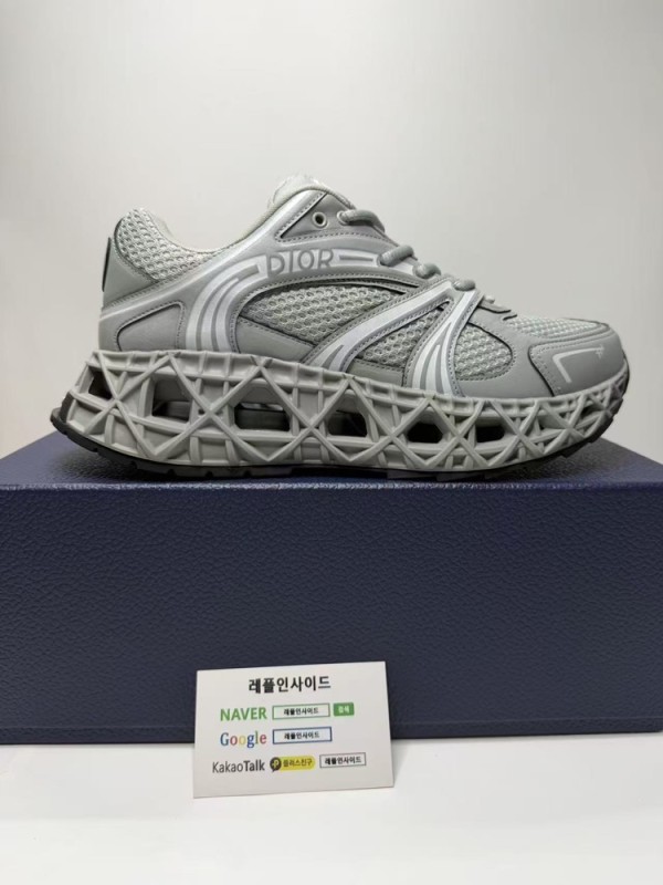 레플리카 명품 [DIOR] 디올 B35 NXXT 스니커즈 남성용 디테일 실사! - 뒷면 실사 3