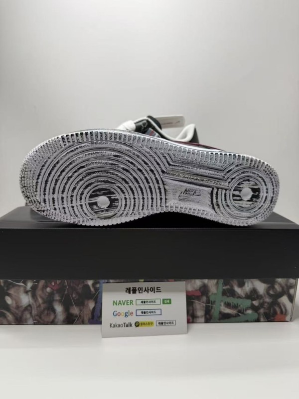 레플리카 명품 [NIKE] 나이키 X 피마원 피스마이너스원 에어 포스1 파라노이즈 3.0 AQ3692-004 남녀공용 (OG공장) 디테일 실사! - 로고 실사 5