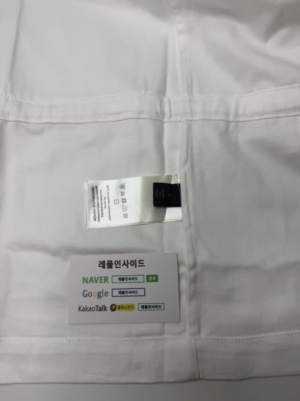 레플리카 명품 [LOUIS VUITTON] 루이비통 시그니처 자카드 오버셔츠 남성용 디테일 실사! - 소재 실사 6