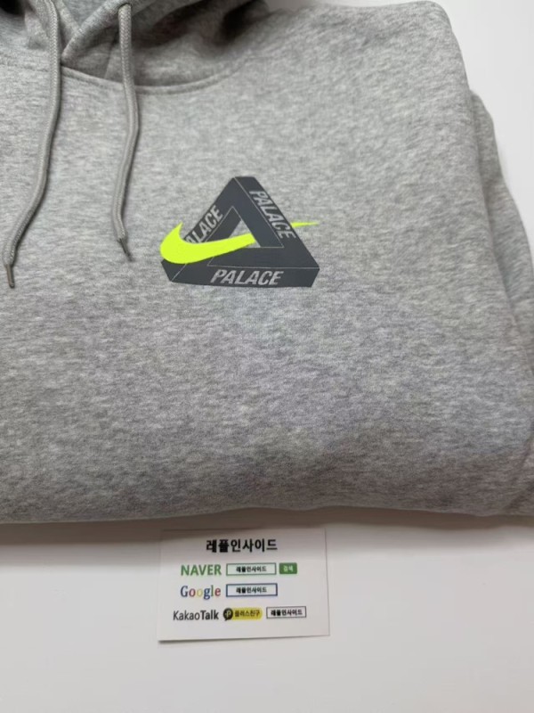 레플리카 명품 [NIKE] 팔라스 x 나이키 트라이 스우시 후드 그레이 말 실사 디테일! - 옆면 실사 2
