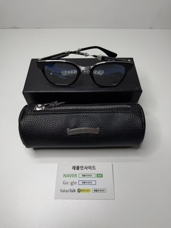 레플리카 명품 [Chrome Hearts] 크롬하츠 덕버터 DUCK BUTTER 925 안경 디테일 실사! - 앞면 실사 1