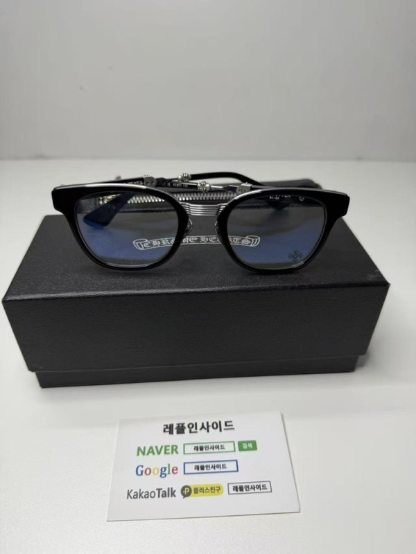 레플리카 명품 [Chrome Hearts] 크롬하츠 덕버터 DUCK BUTTER 925 안경 디테일 실사! - 옆면 실사 2