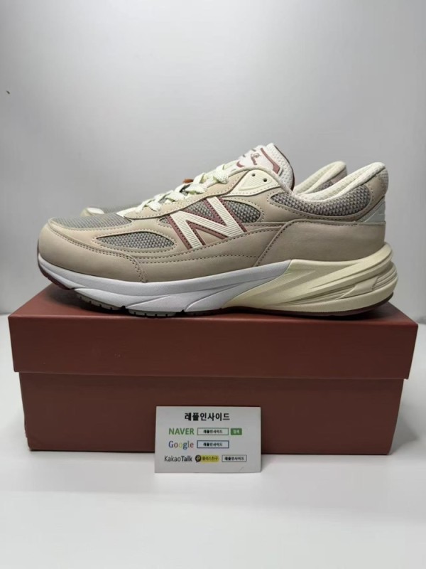 레플리카 명품 [New Balance] 뉴발란스 x 로로피아나 990v6 메이드 인 USA 크림 U990LP6 남녀공용 디테일 실사! - 옆면 실사 2