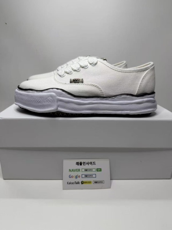 레플리카 명품 [MIHARA YASUHIRO] 미하라 야스히로 컨버스 로우컷 스니커즈 남녀공용 디테일 실사! - 옆면 실사 2