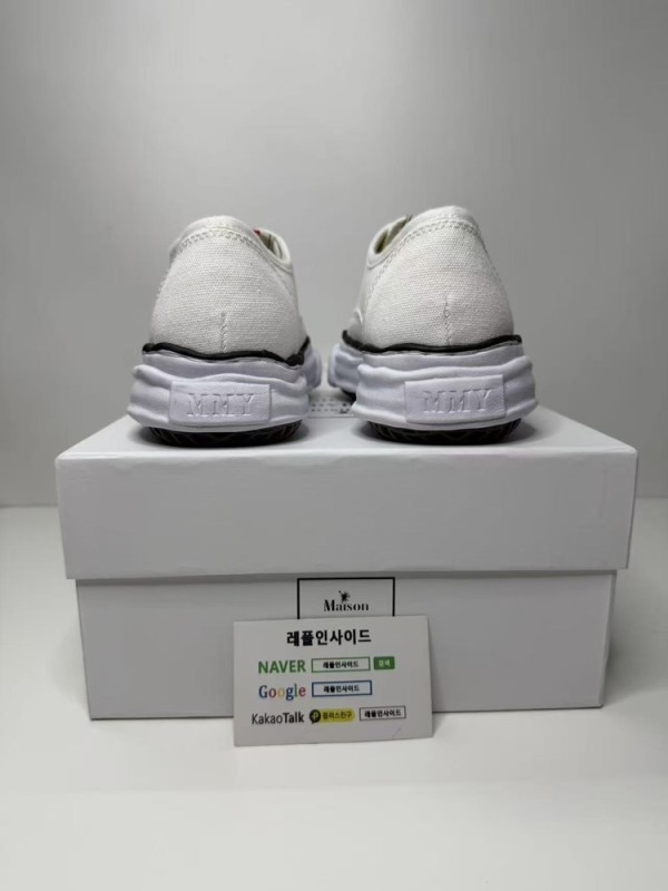 레플리카 명품 [MIHARA YASUHIRO] 미하라 야스히로 컨버스 로우컷 스니커즈 남녀공용 디테일 실사! - 디테일 실사 4