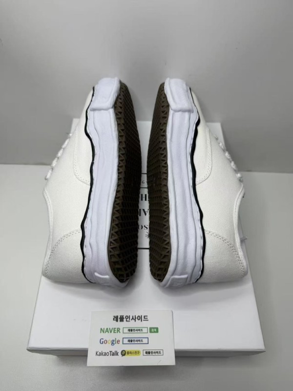 레플리카 명품 [MIHARA YASUHIRO] 미하라 야스히로 컨버스 로우컷 스니커즈 남녀공용 디테일 실사! - 소재 실사 6