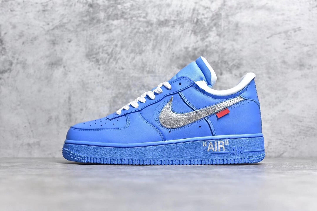 [NIKE] 나이키 X 오프화이트 에어포스 로우 MCA 블루 CI1173-400 남녀공용 (PK공장)
