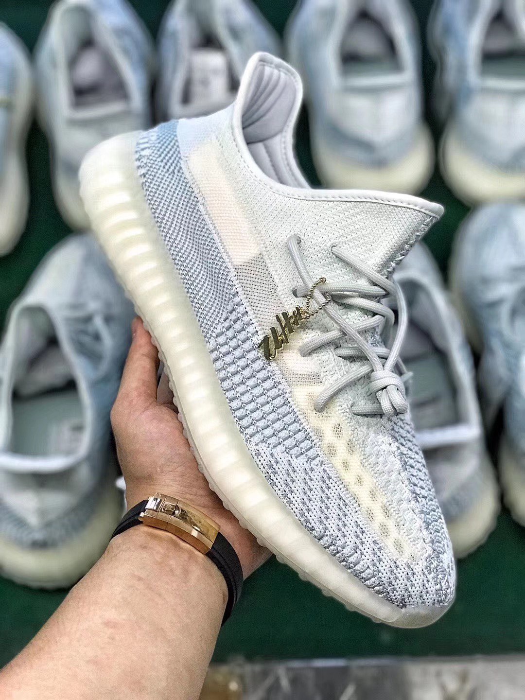 [ADIDAS] 아디다스 X 이지부스트 350 V2 클라우드 화이트 FW3043 남녀공용 (H12공장)
