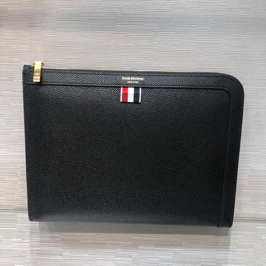[Thom Browne] 톰브라운 MAC072A 블랙 라지 클러치