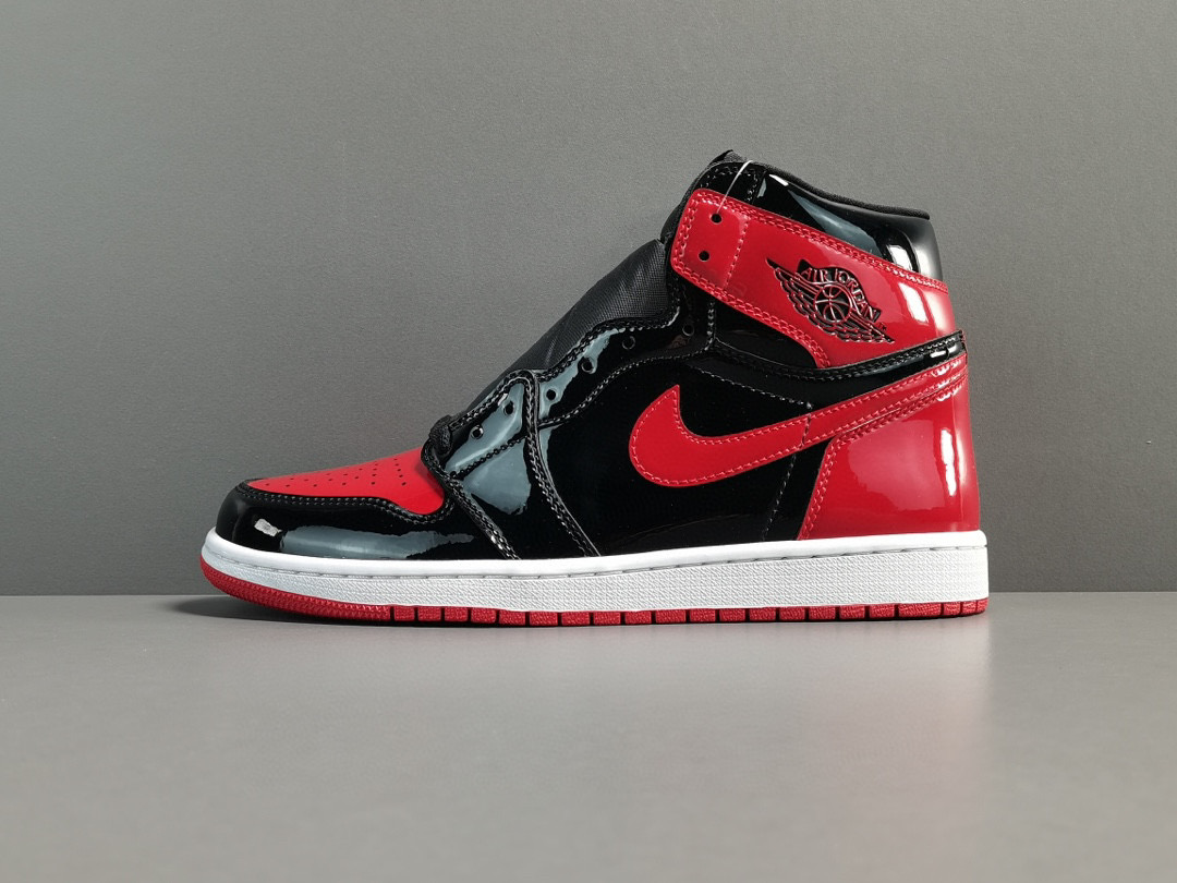 [AIR JORDAN] 에어조던1 레트로 하이 OG 페이턴트 브레드 555088-063 남성용 (PKgod버전)