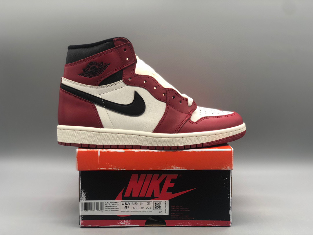 [AIR JORDAN] 에어조던1 하이 OG 시카고 리이메진드 남녀공용