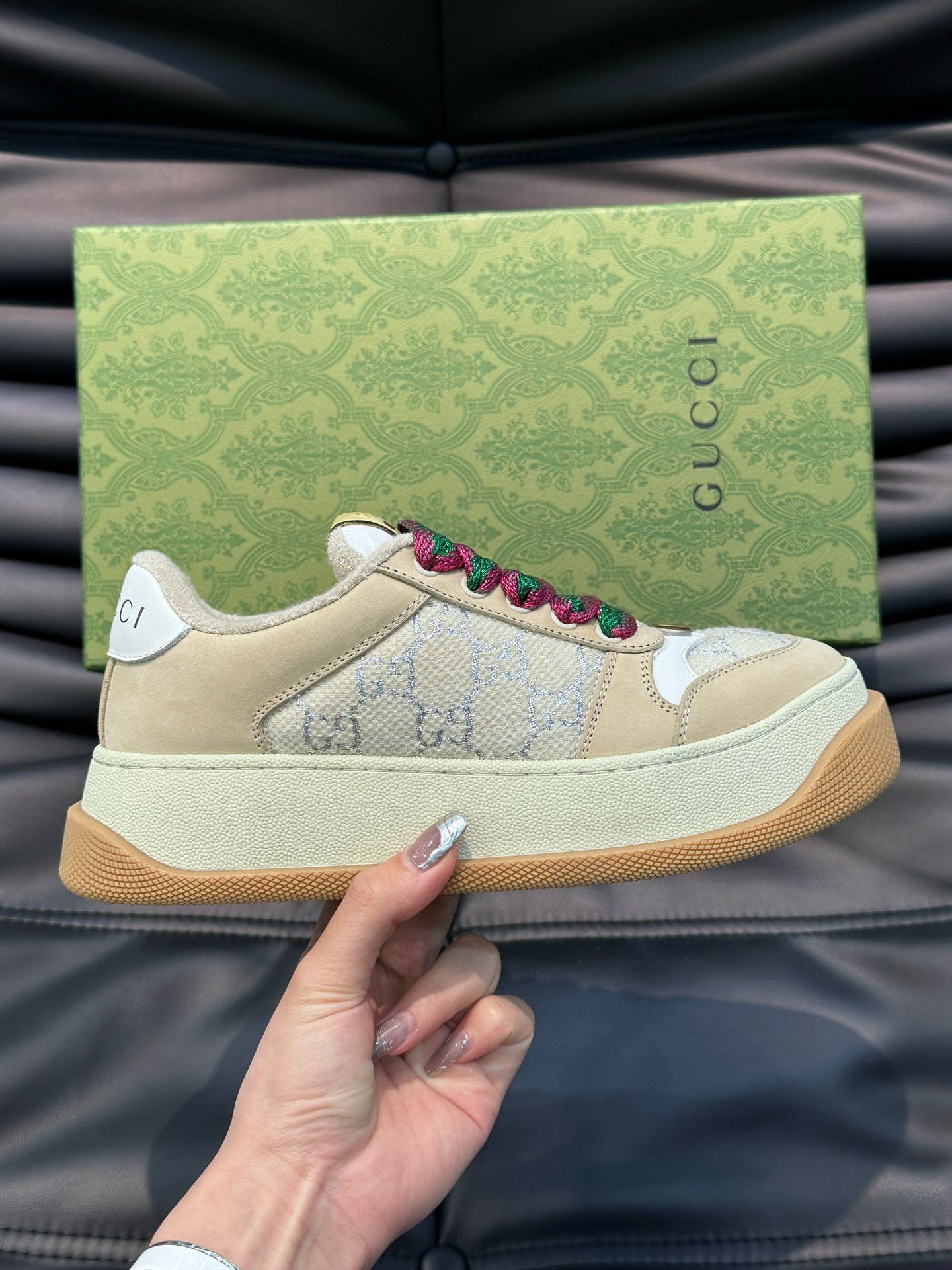 [GUCCI] 구찌 스크리너 스니커즈 남녀공용