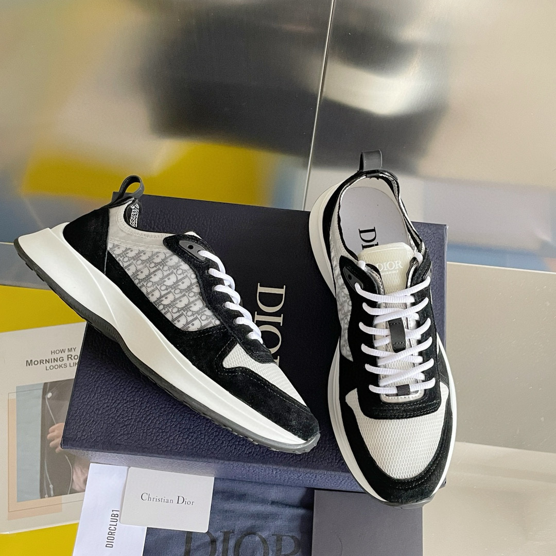 [DIOR] 디올 B25 러너 오블리크 로우 스니커즈 남성용