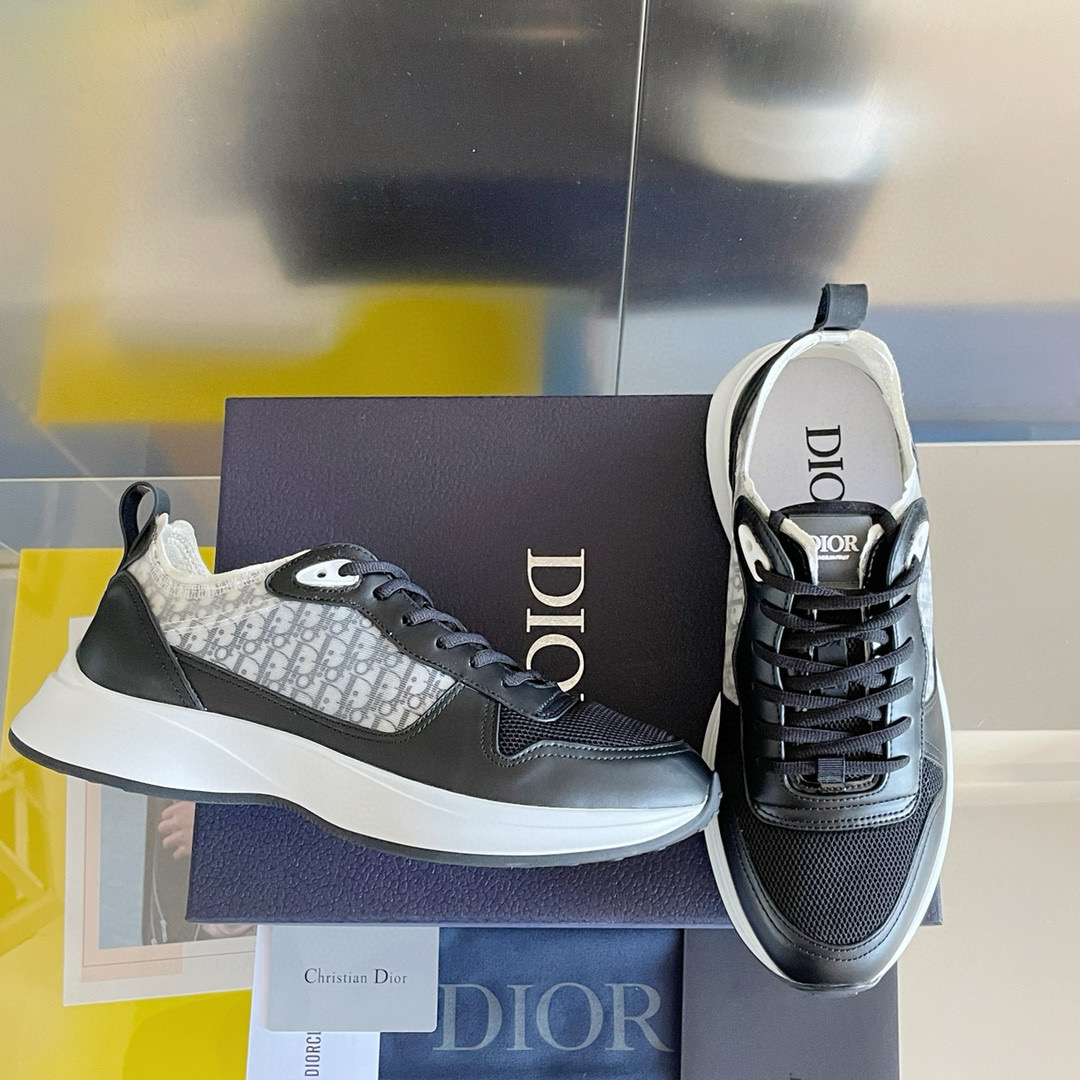 [DIOR] 디올 B25 러너 오블리크 로우 스니커즈 남성용
