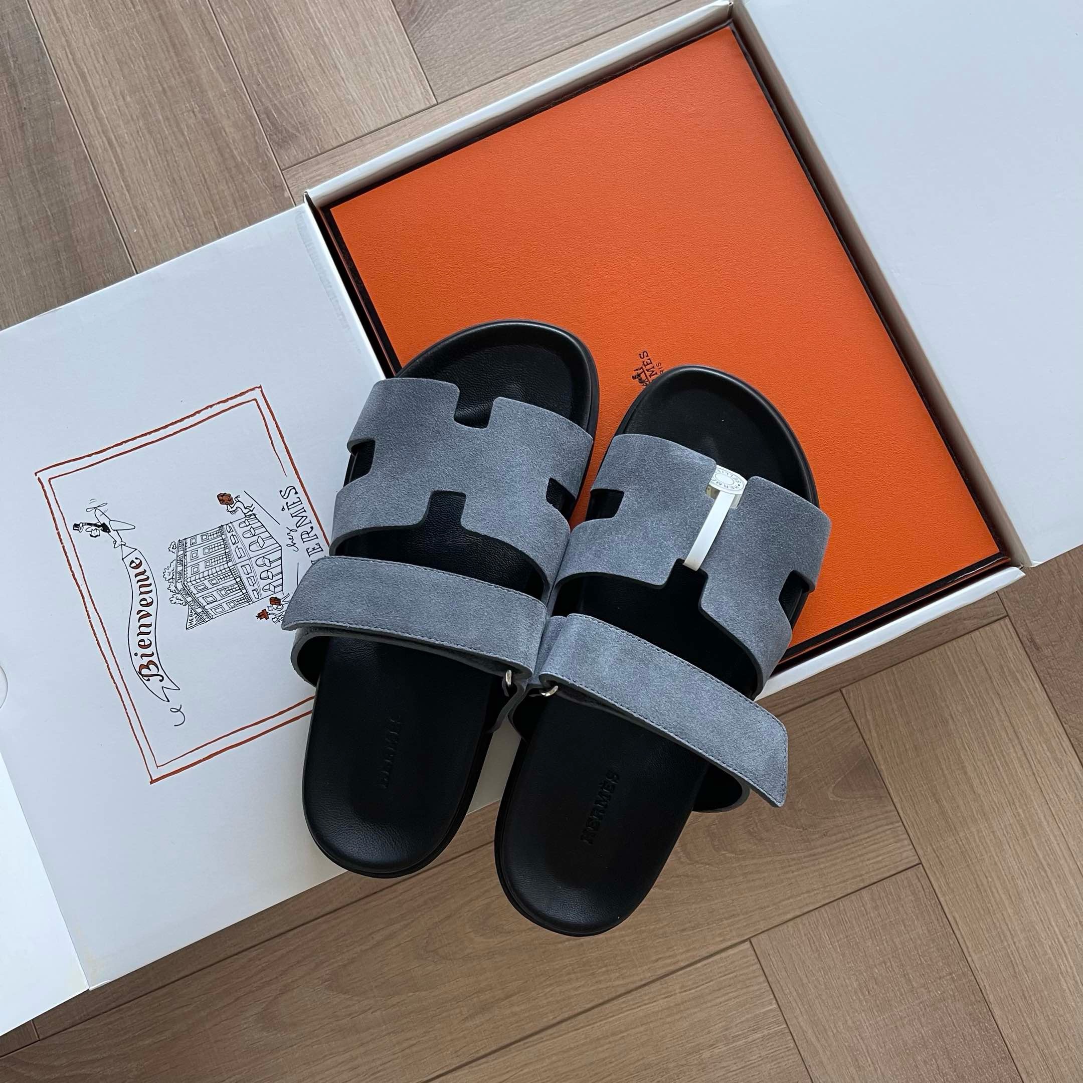 [HERMES] 에르메스 시프레 그리스 안타티카 앱송 샌들 남녀공용