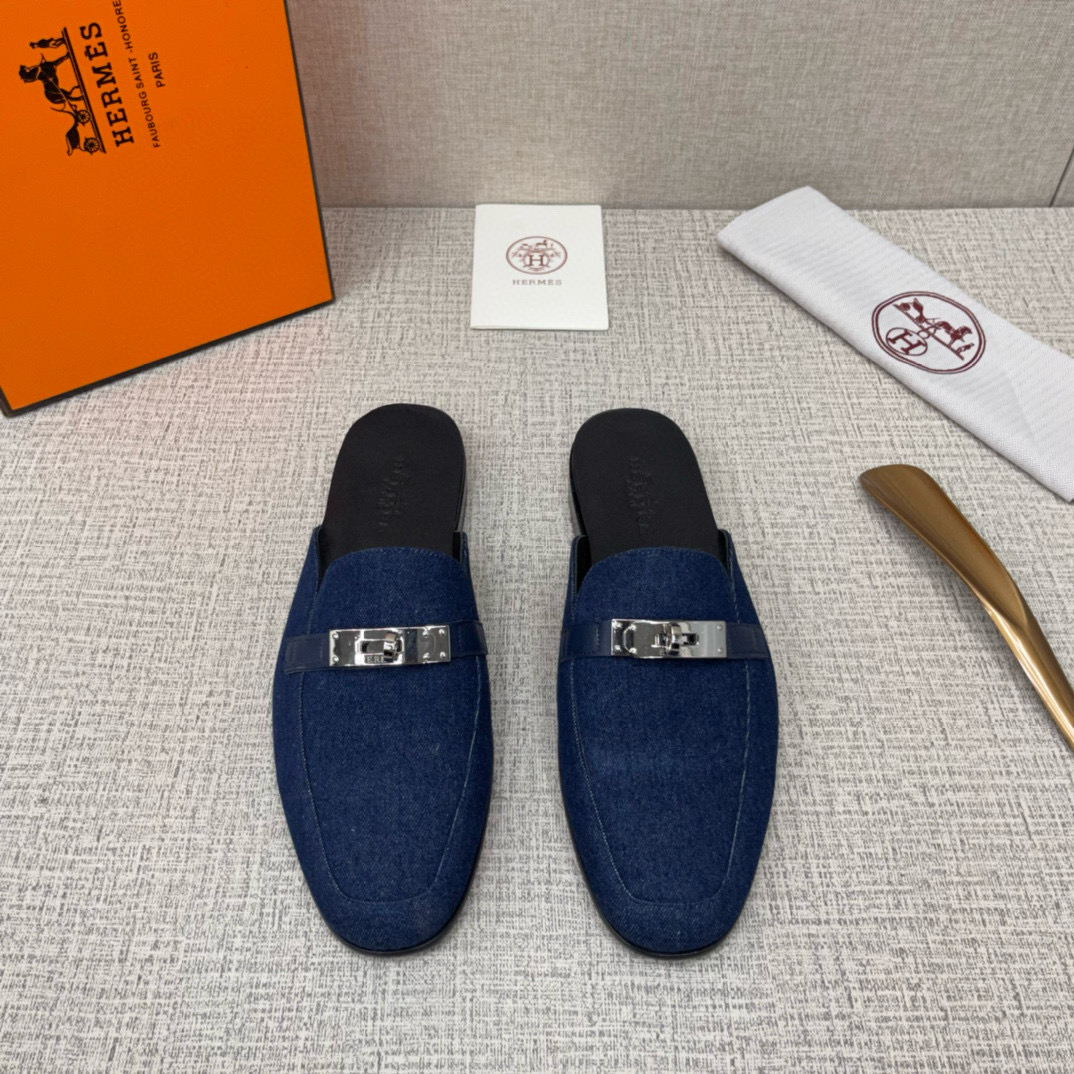 [HERMES] 에르메스 켈리 오즈 뮬 블로퍼 남성용