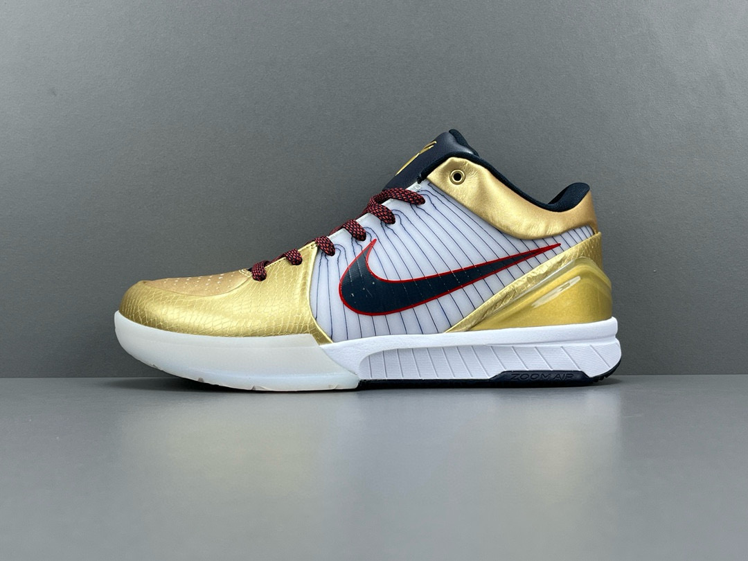 [NIKE] 나이키 코비 4 프로트로 골드 메달 FQ3544-100 남성용 (OG공장)