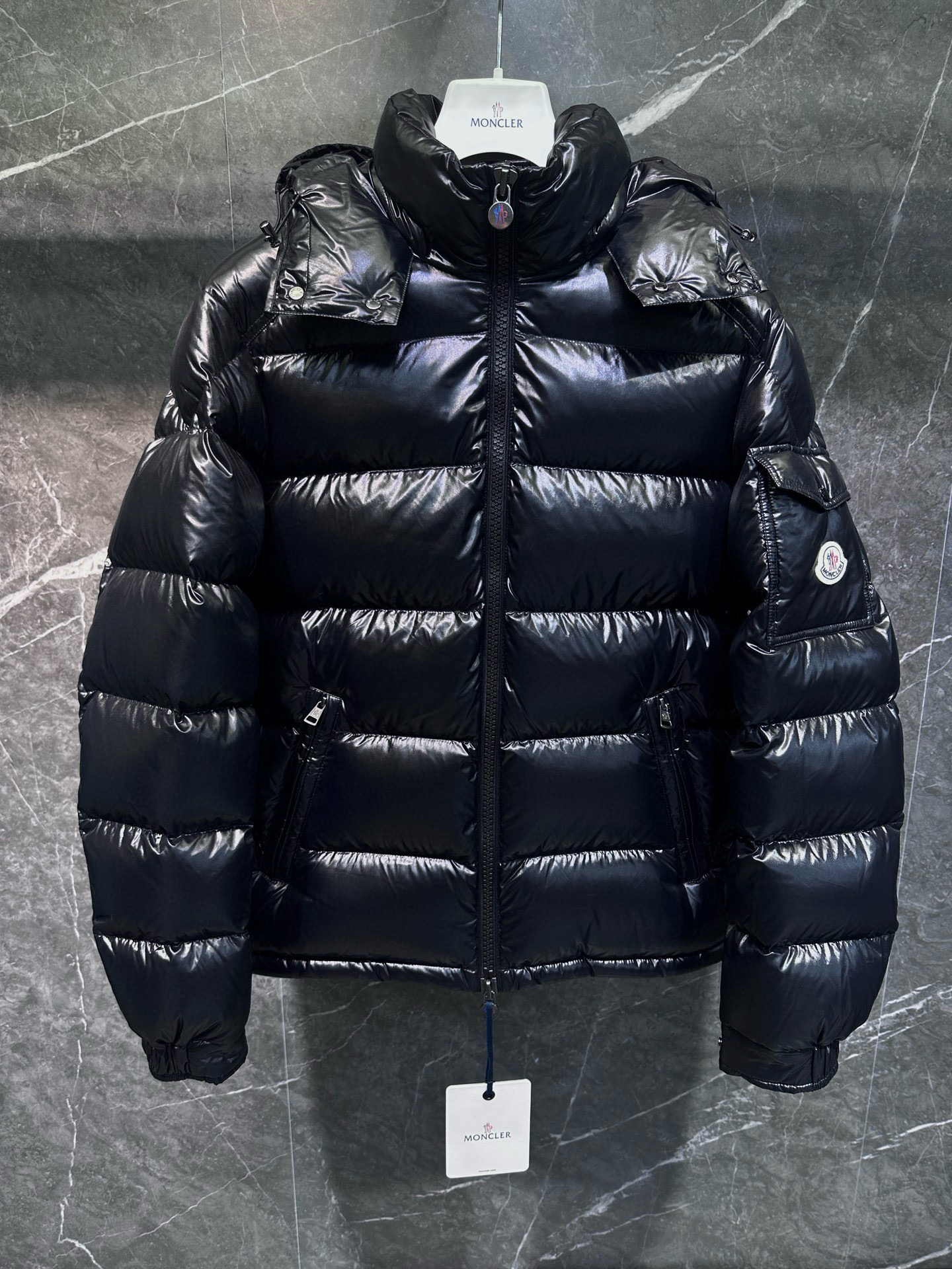 [MONCLER] 몽클레어 MAYA 마야 패딩 블랙 남성용