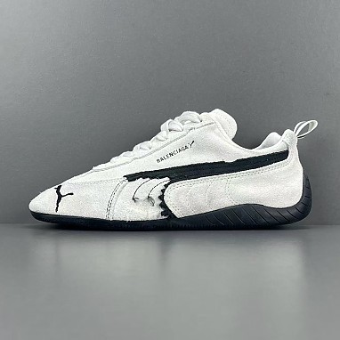 [BALENCIAGA] 발렌시아가 x 푸마 스피드캣 스웨이드 스니커즈 화이트 847146WSDSD9010 남녀공용 (G공장)