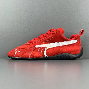 [BALENCIAGA] 발렌시아가 x 푸마 스피드캣 스웨이드 스니커즈 레드 847146WSDSD6910 남녀공용 (G공장)