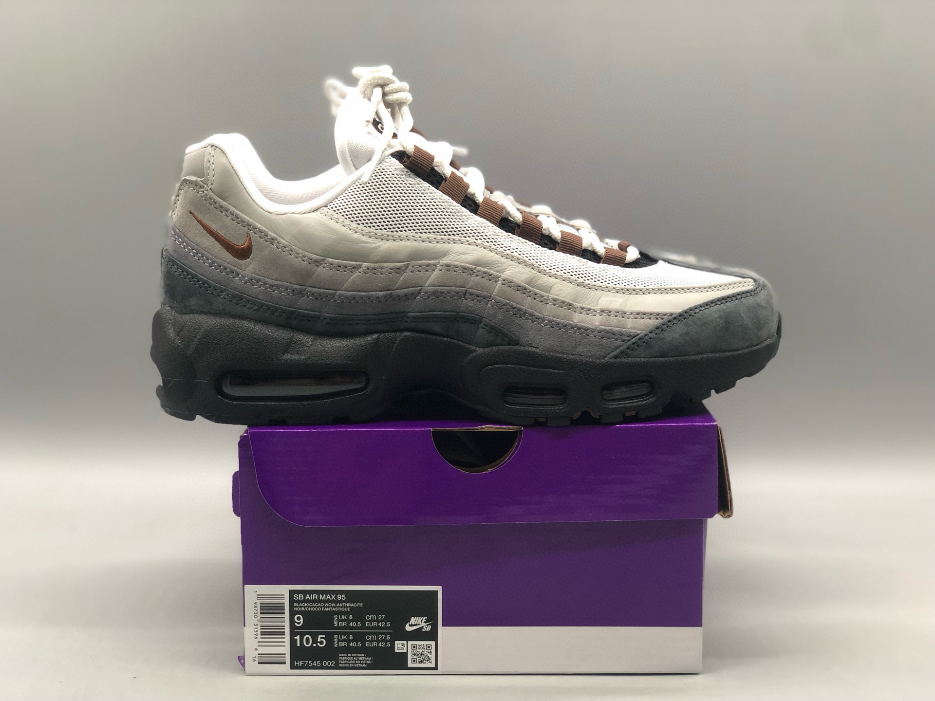 [NIKE] 나이키 SB 에어맥스 95 카카오 와우 HF7545-002 남성용