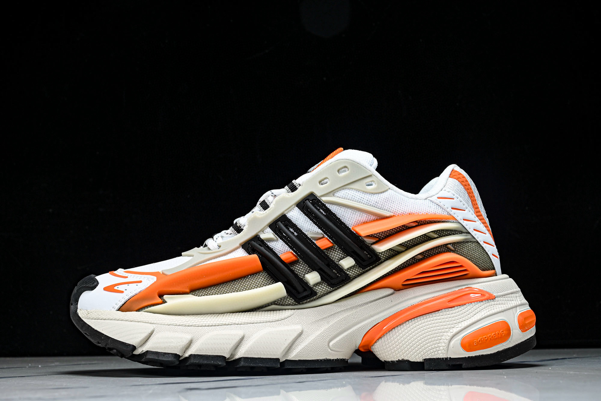 [ADIDAS] 아디다스 x 퍼렐 윌리엄스 아디스타 젤리피시 포커스 올리브 코어 블랙 오렌지 JP9261 남녀공용