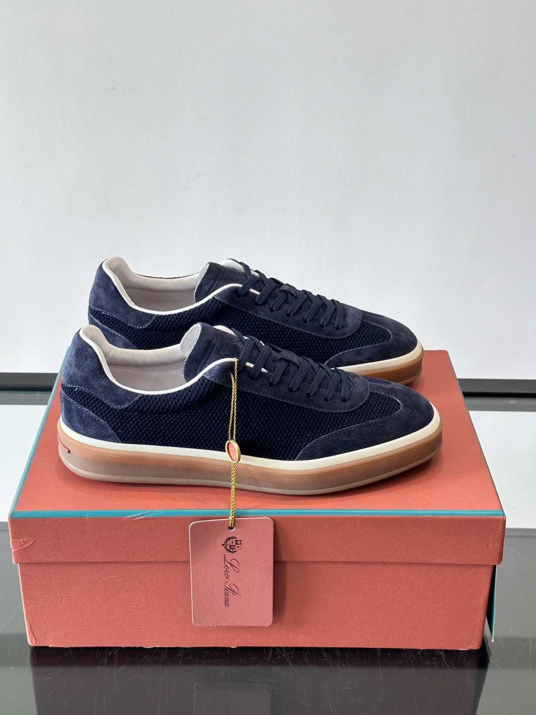 [Loro Piana] 로로피아나 테니스 워크 스니커즈 남성용