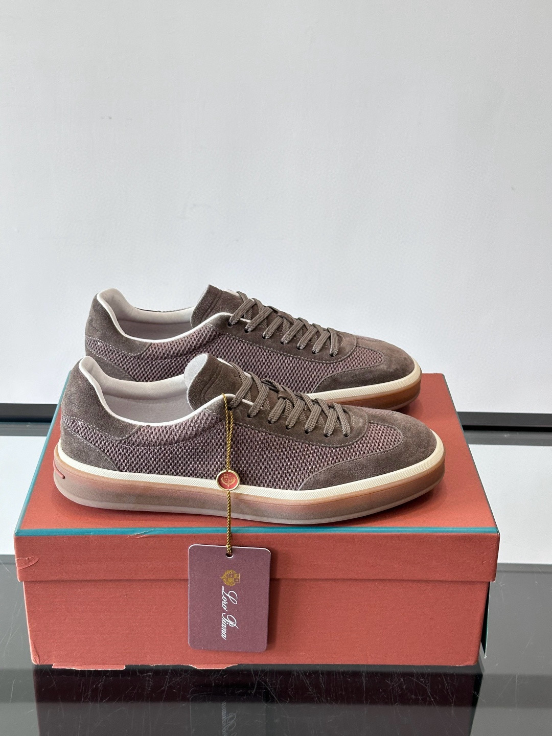 [Loro Piana] 로로피아나 테니스 워크 스니커즈 남성용