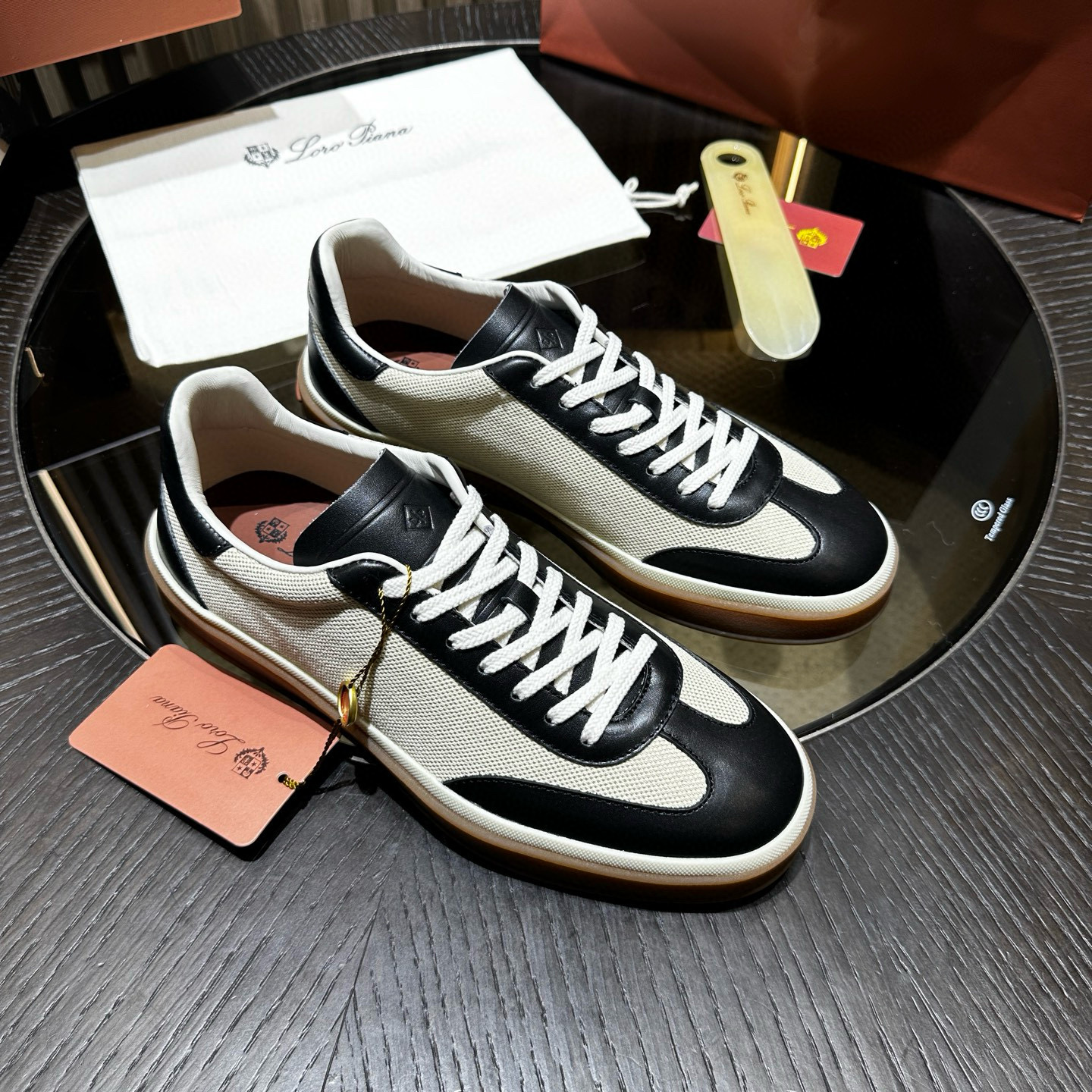 [Loro Piana] 로로피아나 테니스 워크 스니커즈 남성용