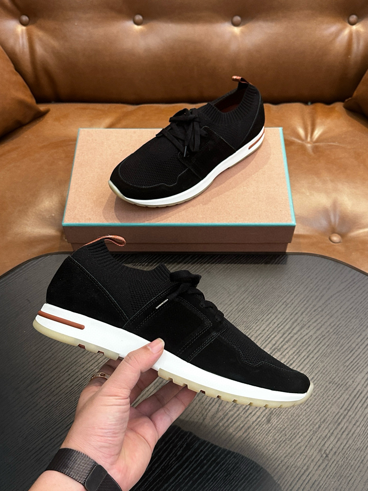 [Loro Piana] 로로피아나 360 LP 플랙시 워크 스니커즈 남성용